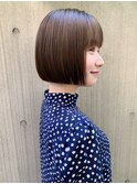 切りっぱなしボブ/エアリーロング/美髪/ピンクブラウン[表参道]