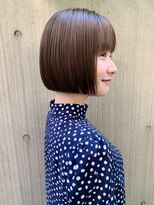 ハンク 表参道(Hank.)&nbsp;切りっぱなしボブ/エアリーロング/美髪/ピンクブラウン[表参道]