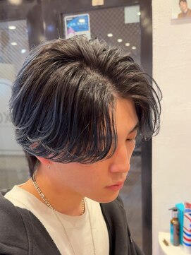 オーシャントーキョー サニー 原宿(OCEAN TOKYO Sunny) ニュアンスパーマ毛流れセンターパートカルマパーマ韓流