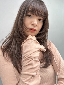 ラグゼ(Luxe) セミディワンカールレイヤー【Luxe鹿田優太】シアーカラー