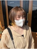 季節の似合わせ夏カラー×ウルフボブ×インナーカラー