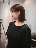 カラン(caran)&nbsp;ぱつっとボブ【@hair_mazda】