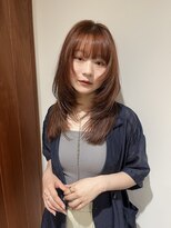 ガーランドギンザ(Garland Ginza)&nbsp;レイヤーカット　ロングレイヤー　暖色カラー