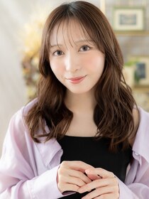 カバーヘア ブリス 大宮西口(COVER HAIR bliss) 韓国風巻き透けバングこなれロングレイヤーa大宮20代30代40代
