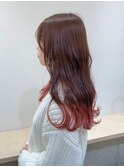 Say.黒髪ボブルフネビージュ小顔ワンレンレイヤーロングピンク