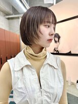 ノエ(noe)&nbsp;ミニボブ/グレージュ/ハイライト/20代30代