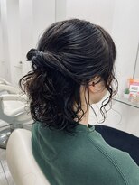 ヘア ポジション HAIR Position 能代店 ハーフアップ