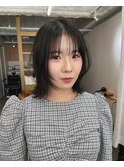 ばっさり、結べるボブ。顔まわりレイヤー