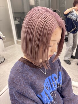 イリ(iLi) 【iLi×REN】ペールピンク/ミニボブ