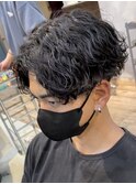 天文館波巻きスパイラルパーマ緩めツイストスパイラルパーマ