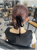 【WAVY hair set】二段のツインスタイル