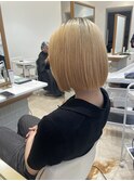 切りっぱなしボブ