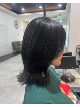 レム 仙台店(L.E.M) 【ミディアム/顔周りカット】