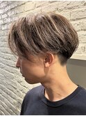 海外風ブラウン×ハイライト