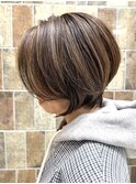 前髪あり/ショート/ショートボブ/30代/40代/50代/恵比寿