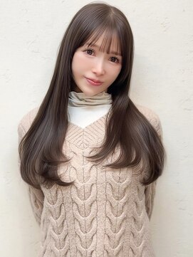 セルカ 新宿(CERCA) 小川/新宿韓国ヘア/前髪、顔まわり/ベージュカラー