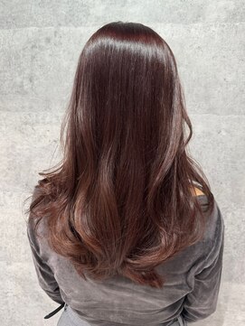 バランス 原宿 表参道(balance) ラベンダーピンク×レイヤーヘア YUKA