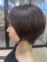 フェリア サウスガーデン(felia southgarden) 春カラー×ひし形ショートボブ20代30代40代 髪質改善