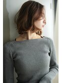 ボブパーマゆるめ、ニュアンスパーマ、ボブ大きめカール、