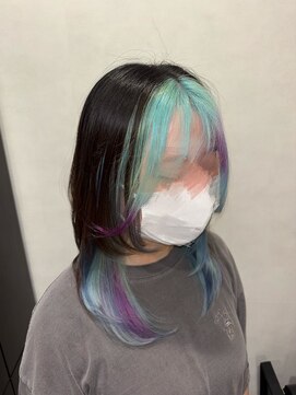 グロー(glow) インナーカラー×デザイン