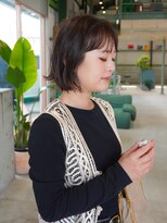 ディッセンバー 伊勢崎(December)&nbsp;レイヤーカット/グレージュ/レイヤーボブ/ミルクティーベージュ