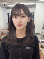 ガーランドウメダ(Garland umeda)&nbsp;チョコレートカラー、セミロングヘア　担当　垣内　6877