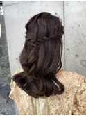丸顔/卵型/顔型別ヘアスタイル/ヘアセット/結婚式/韓国/小顔