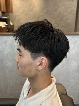 ザ クラン バイ ヘッドライト 仙台長町店(THE CLAN by HEADLIGHT) 【爽やか好印象】2ブロック×刈上げメンズショート