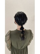 オアシスアヴェダ(OASIS AVEDA)&nbsp;ふわふわ編み下ろしアレンジ