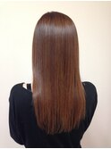 女子力アップのツヤつやストレート♪