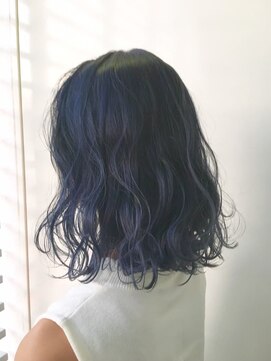 ジーナ 博多(Zina) [Zina]ラフウェーブ♪コバルトブルー♪