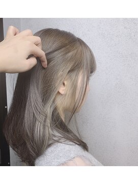 ヘアサロンエムフィス 池袋東口(HAIR SALON M Fe's) 外ハネボブ/アッシユブラウン/ネオウルフ/デザインカラー