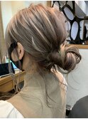 ハイトーンベージュ/簡単アレンジ/nana
