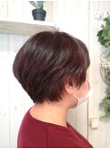 クセ毛ショートスタイル