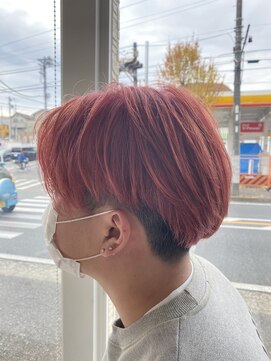 エアー(AIR) ツーブロ＆マッシュ＆カラー