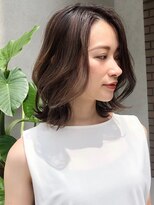 ネックス 表参道本店(nex)&nbsp;ラフニュアンスなくびれボブ