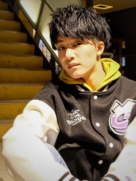 グロウ 天神店(growth) ナチュラル爽やかハーフアップバング