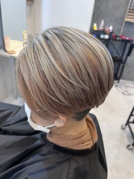 ネオンヘアー(neon hair) ☆ミルクティーアッシュ&ベビーピンク☆