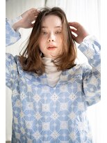 マグノリア(MAGNOLiA) ほつれる質感の抜け感ワンカールパーマ・・・KAYO