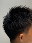 ツーブロックショート