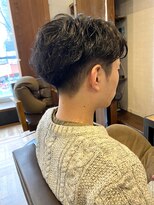 アイリーヘアデザイン(IRIE HAIR DESIGN) 【IRIE HAIR赤坂】アップバング×センターパート×ツーブロック