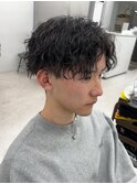 メンズツイストスパイラルパーマ