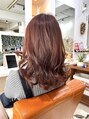 ポリッシュヘアメイク 二和向台店 外ハネランダム&ピンクベージュ