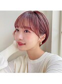 小顔ショート/マッシュショート/似合わせカット/ショートヘア