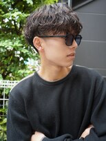 波巻きパーマシャドウパーマ緩めスパイラルパーマスペインカール