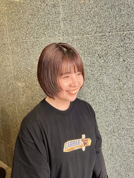フューチャーゾーン シークレットカラー/レイヤーカット/ラベンダーボルドー/福井