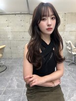 サイン 渋谷(SIGN) 韓国ヘアーハッシュカットレイヤーカットグレージュブリーチ無し