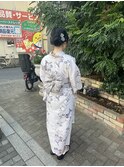 浴衣/浴衣着付け/浴衣ヘアアレンジ