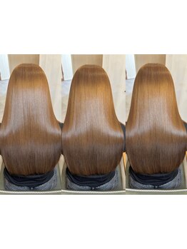 白髪染めと髪質改善が同時にできる☆オーガニックカラーを使用して地肌にも髪にも優しい◎