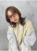 こなれミディ×オリーブベージュ
